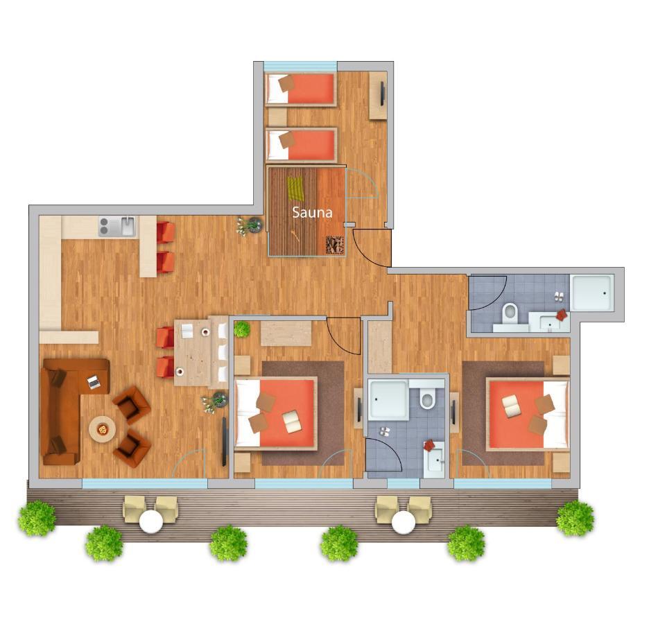 Residenz Fliana Deluxe Apartment Mathon Exterior photo